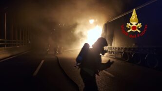 Incendio Su A10 Genova Savona3A