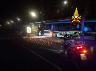 Incidente A Milano3A Un Autobus