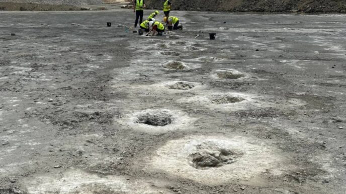 Oltre 200 Orme Fossili Di Dino