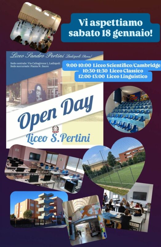 Open Day Del Liceo Sandro Pert