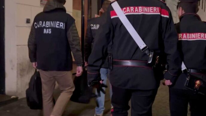 Operazione Dei Carabinieri A R