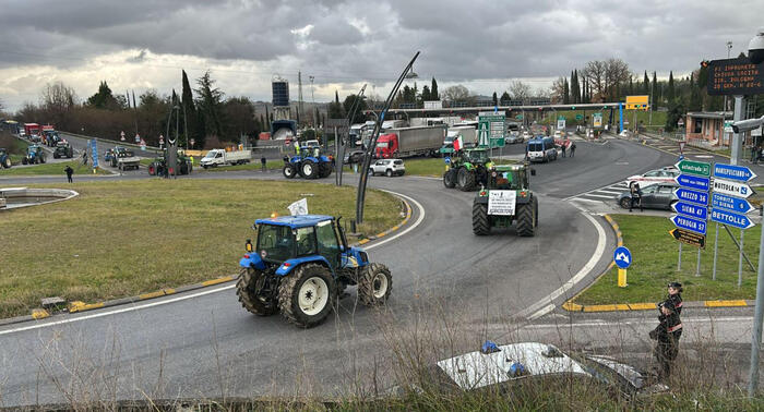 Protesta Agricola3A Sfilata Di