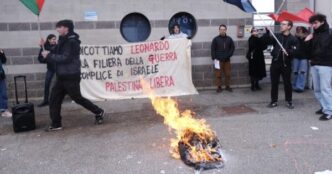 Protesta Contro L27Industria Be