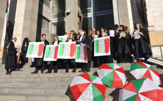 Protesta Dei Magistrati A Cata