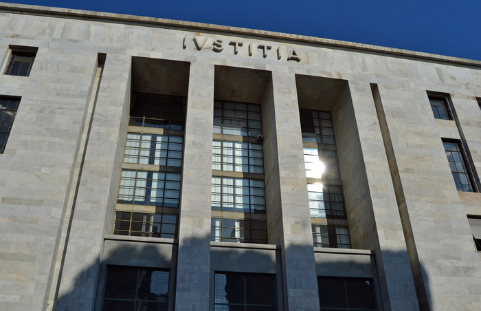 Protesta Delle Toghe Milanesi