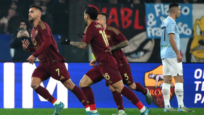 Roma Trionfa Nel Derby Contro