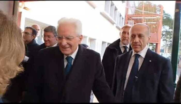 Sergio Mattarella In Visita Al