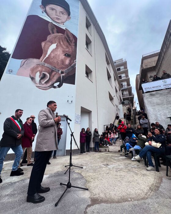 Un Murale Per Giuseppe Di Matt