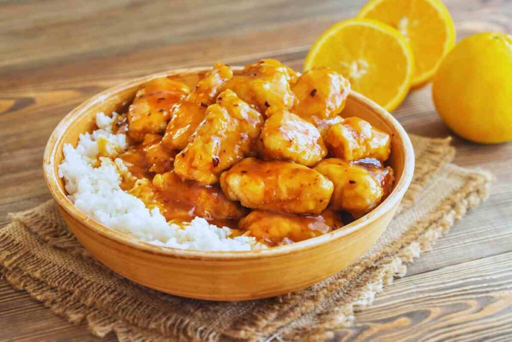 ricetta dei bocconcini di pollo all'arancia e limone