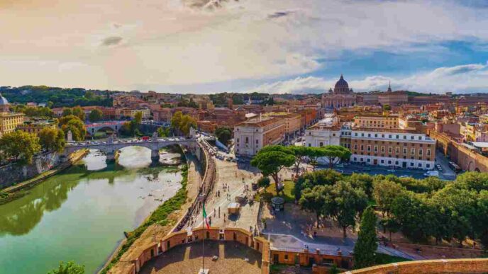 Borgo Nei Pressi Di Roma