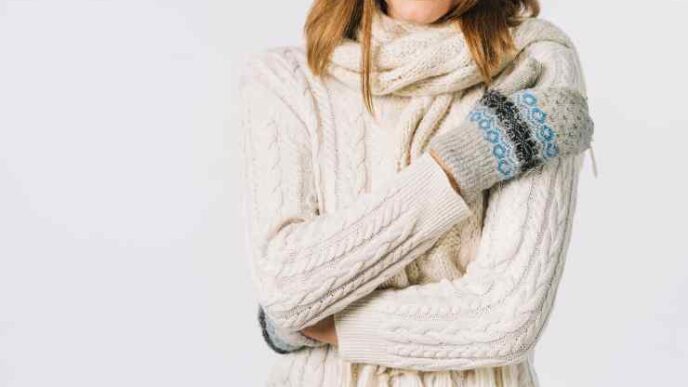 Crop Woman Feeling Cold 1