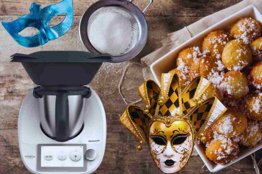 ricetta delle frittelle di carnevale con il bimby