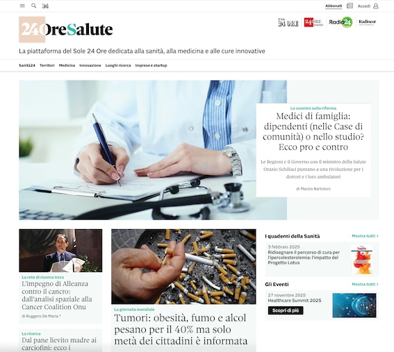 24Ore Salute3A Nasce Un Hub Dig