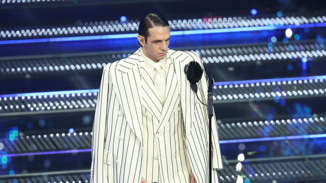 Achille Lauro a Sanremo3A un om