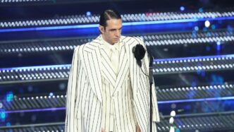 Achille Lauro a Sanremo3A un om