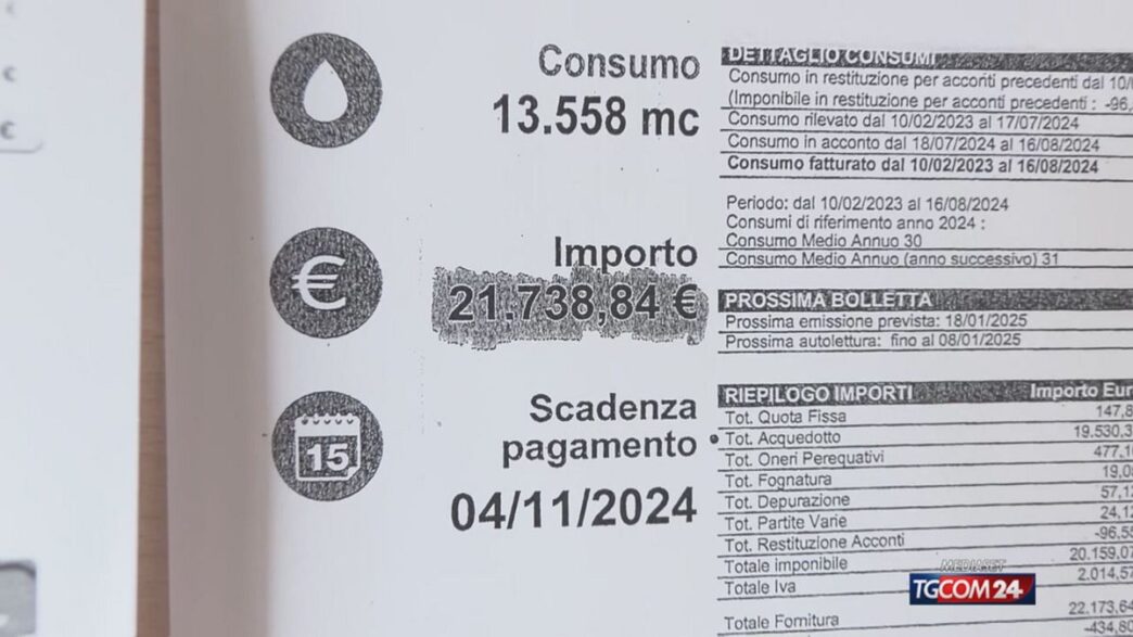 Bolletta Da 22.000 Euro3A La Tr