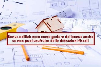Bonus Edilizi3A Come Usufruirne