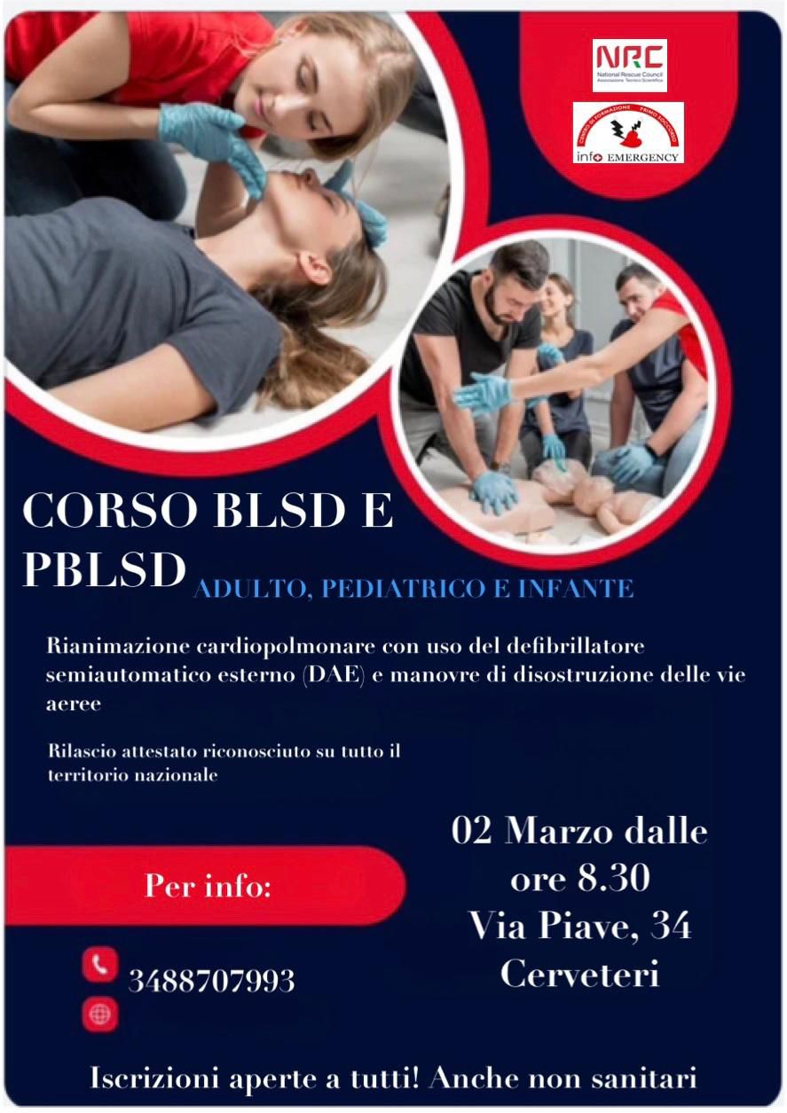 Corso Di Formazione Blsd A Cer