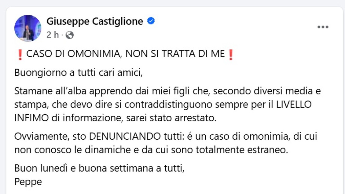 Giuseppe Castiglione Risponde