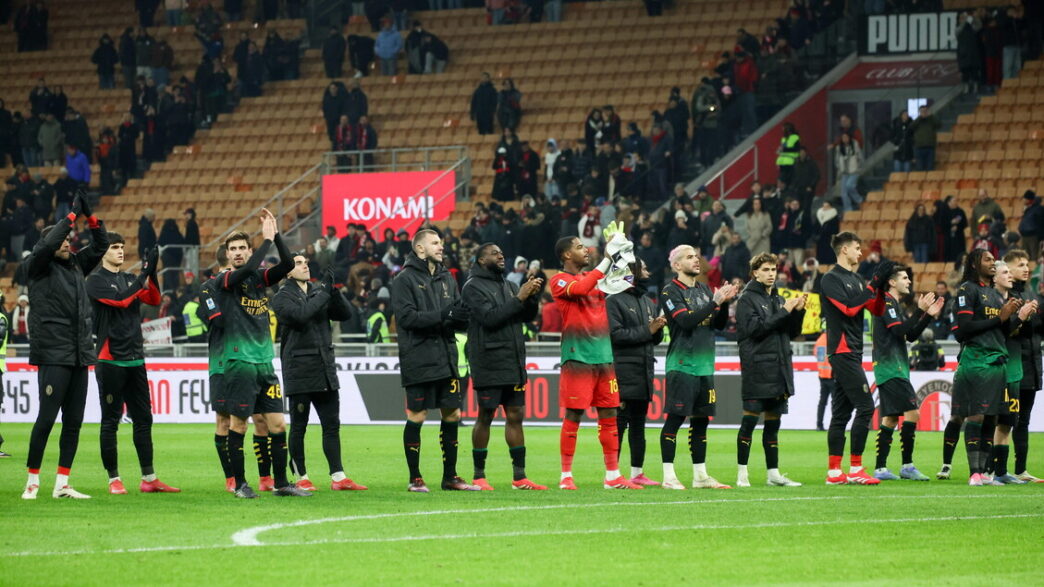 Il Milan Celebra Una Vittoria