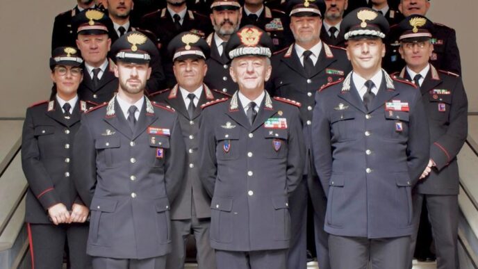 Il Comandante Iacobelli Visita