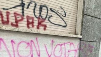 Imbrattata La Sede Di Klaus Da