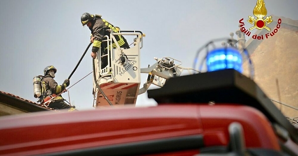 Incendio A Trofarello3A Anziana