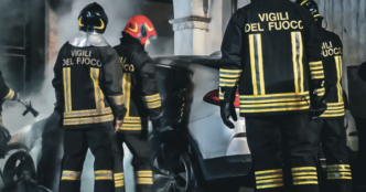 Incendio Auto A Ivrea3A Un27Altr