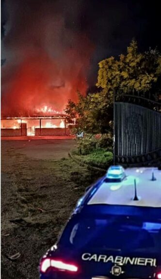Incendio Doloso Distrugge La V