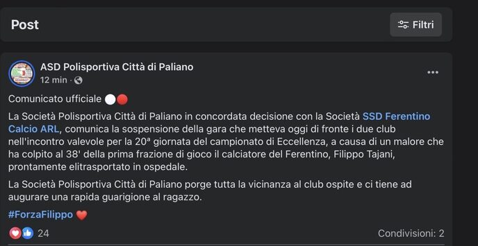 Incidente In Campo3A Filippo Ta