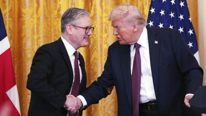 Keir Starmer E Donald Trump3A U