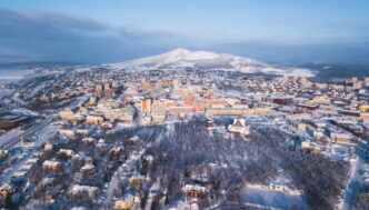 Kiruna3A La Cittc3A0 Svedese In Mo