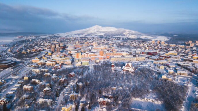 Kiruna3A La Cittc3A0 Svedese In Mo