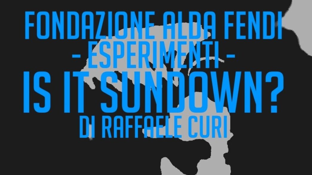 La Mostra 22Is It Sundown223A Rif