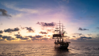 Nave Amerigo Vespucci In Visit