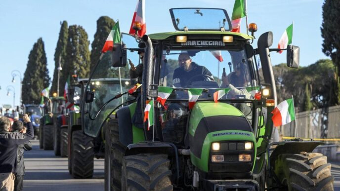 Protesta Agricola A Roma3A I Tr
