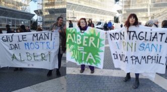 Protesta A Roma3A Cittadini Si
