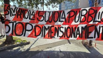 Protesta Degli Studenti In Laz