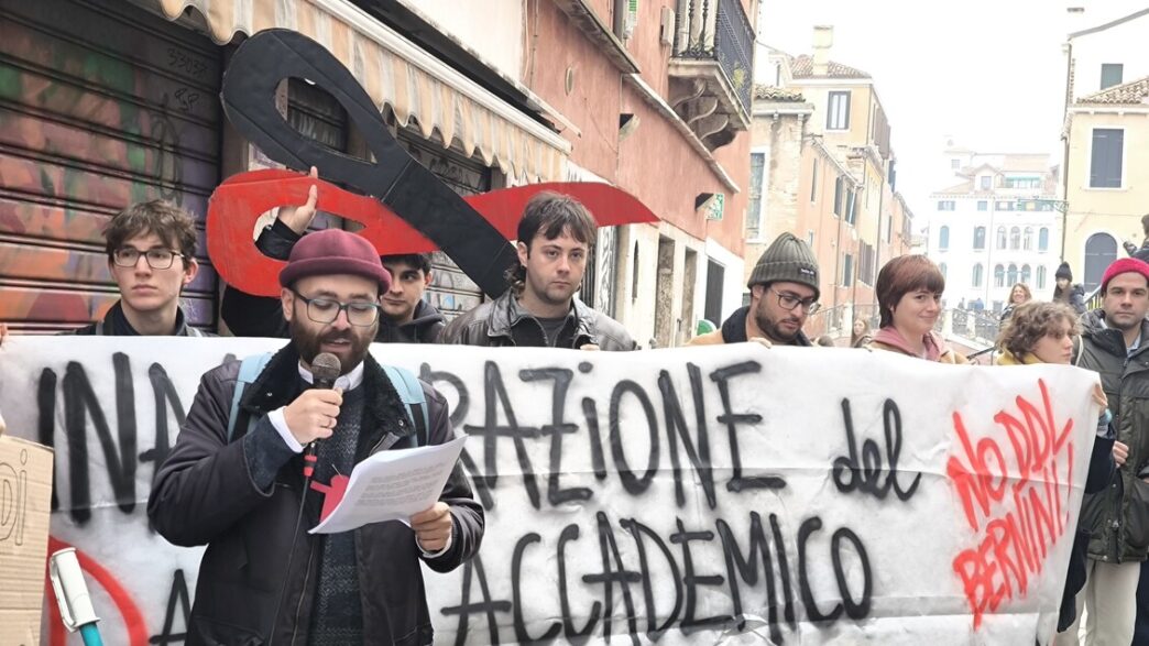 Protesta Studentesca A Venezia