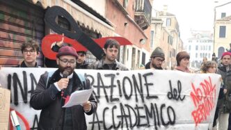 Protesta Studentesca A Venezia