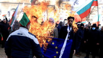 Protesta Violenta A Sofida Con