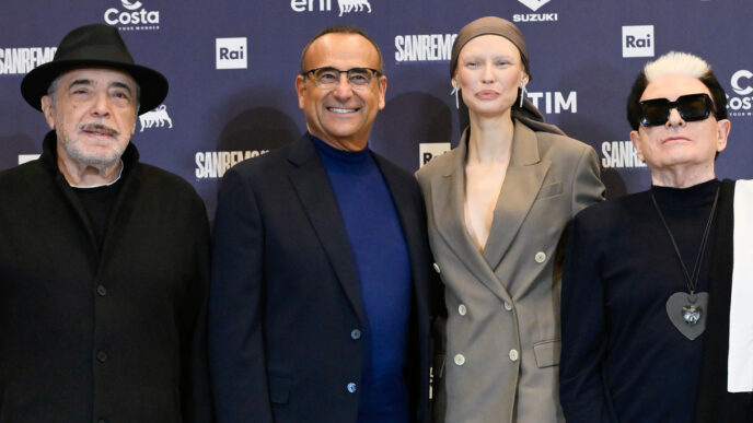 Sanremo 20253A Carlo Conti Cele