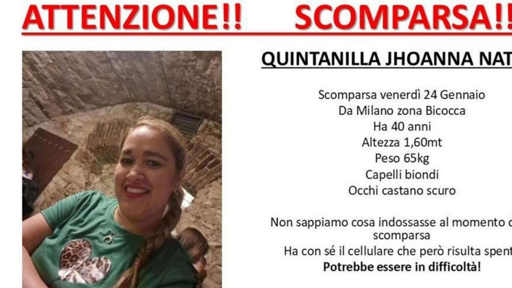 Scomparsa Di Una 40Enne3A La Se