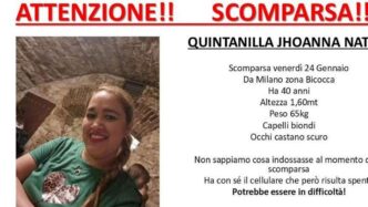 Scomparsa Di Una 40Enne3A La Se