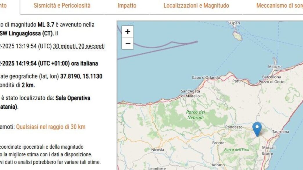 Terremoto Di Magnitudo 32C7 Col