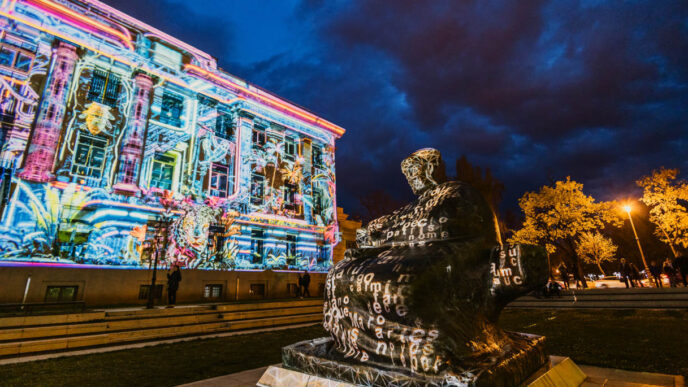 Zagabria Si Illumina3A Il Festi