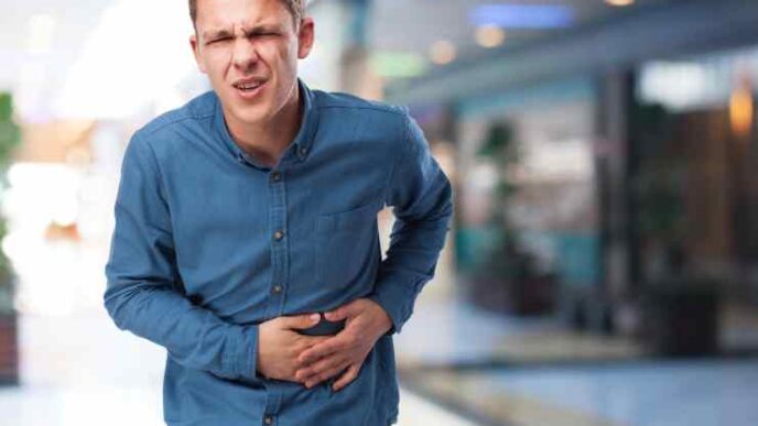 Man With Stomachache 1