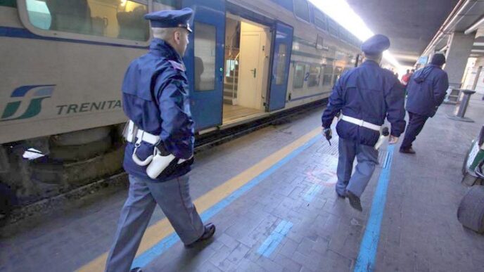 Aggressione In Treno A Giulian