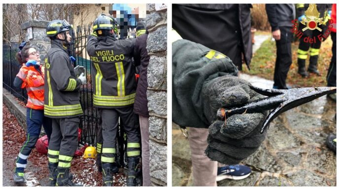 Anziano Tenta Di Entrare In Ca