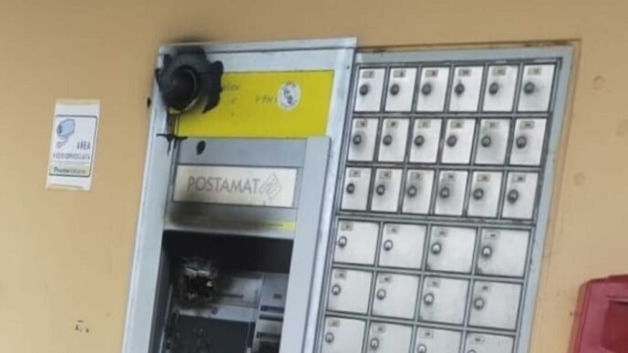 Assalto Violento Al Bancomat A